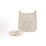 HERMES Evelyne 16 Gold buckle crossbody single-shoulder bag 16 Women\'s 10 Craie Milkshake White